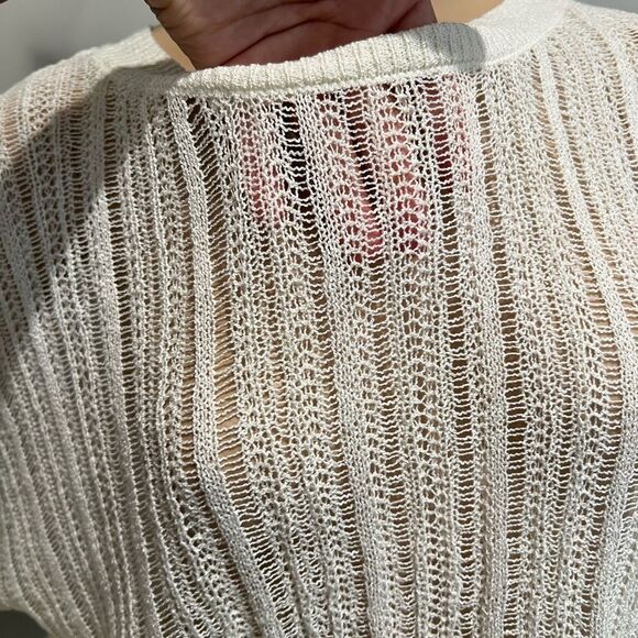 NWOT MINAAMONROE cream 2 piece coord set - Picture 7 of 8